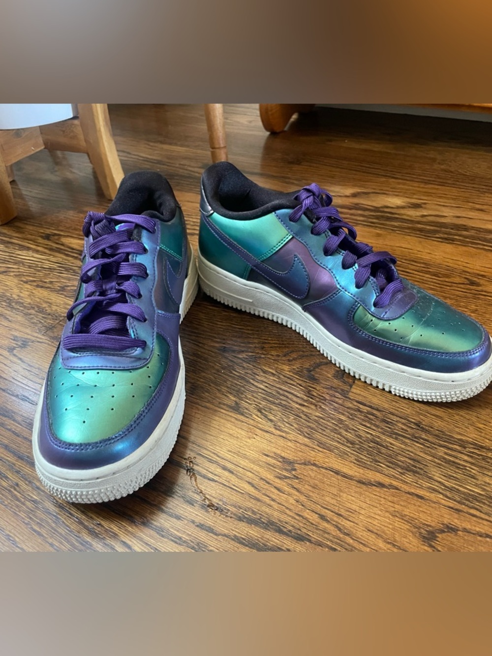 Nike Air Force 1 Low LV8 GS "Purple Neptune Green | 7Y